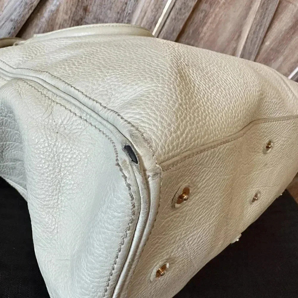 Gherardini 1885 Firenze Italian Pebbled Leather Tote Bag